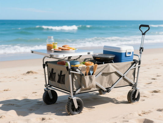 3 Reasons to Choose CYBERTOP’s Folding Collapsible Utility Wagon with Aluminum Table Plate