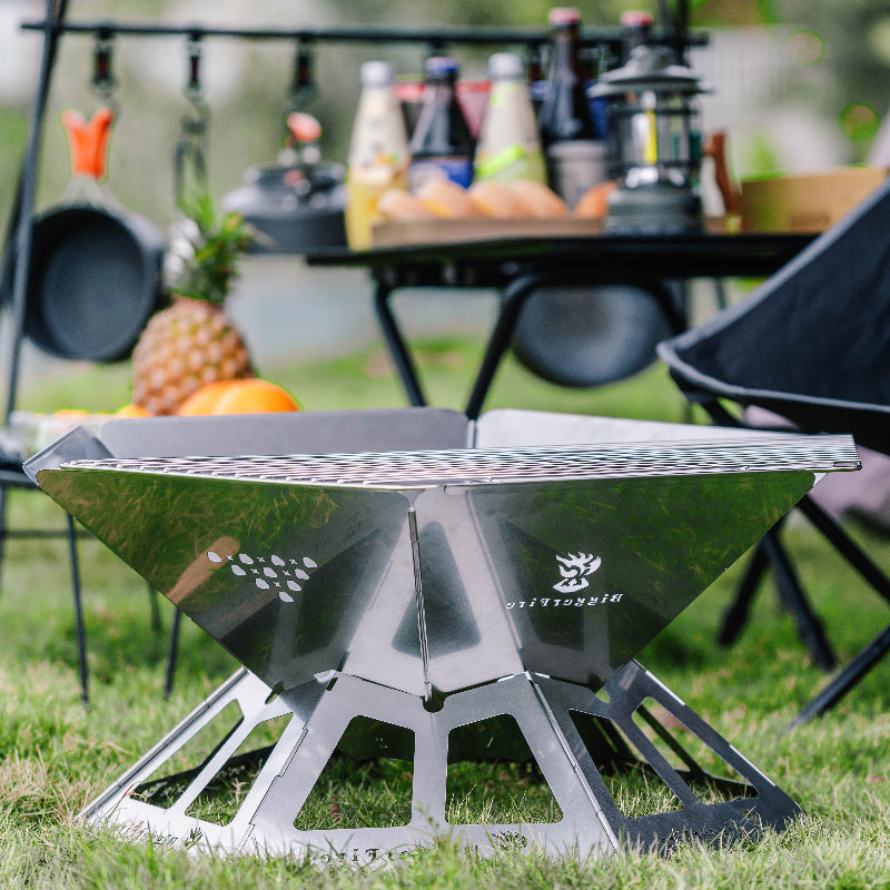 Stainless Steel Foldable Fire Pit