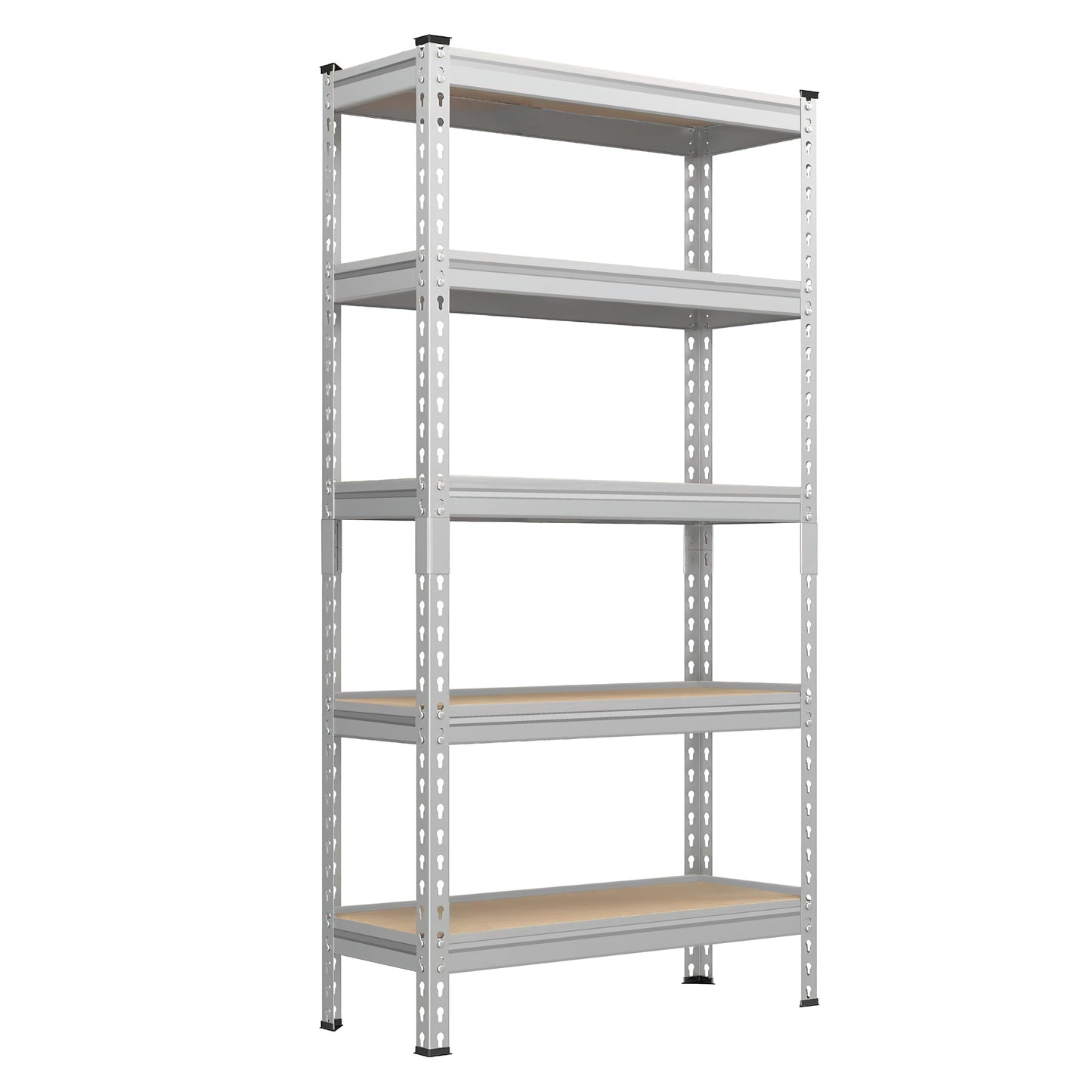 Cybertop 1830 x 900 x 400mm 5 Tier Shelving Unit Black/White