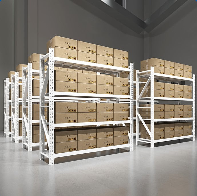 2M*2M*0.6M Heavy Duty Storage Metal Garage Shelving Unit 4-Tier White