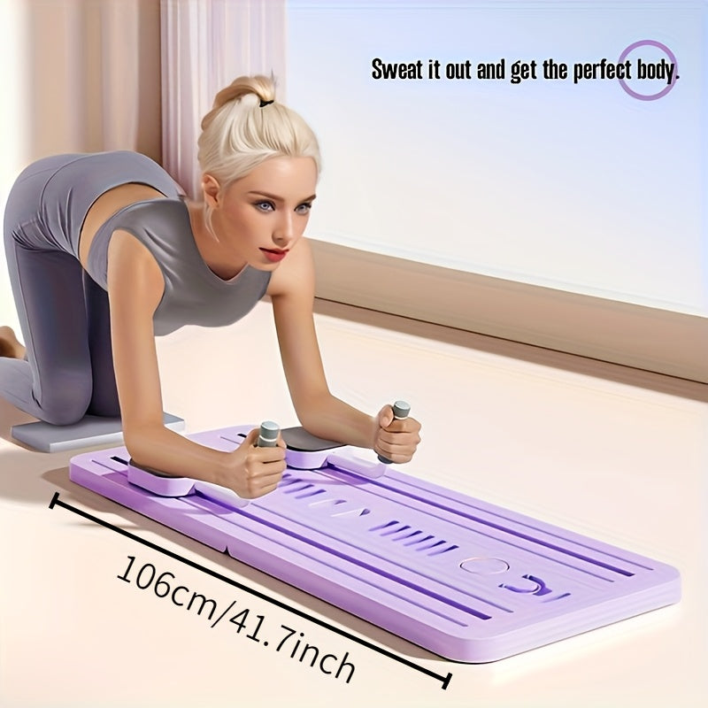 8-in-1 ABS Multi-Functional Fitness Board - Portable, Foldable Home Gym Equipment for Core & Abdominal Strength Training, Efficient Fat Burning, Core Strengthening Equipment | Modern Home Gym | Compact Design, Abdominal Workout