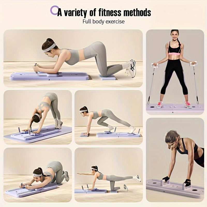 8-in-1 ABS Multi-Functional Fitness Board - Portable, Foldable Home Gym Equipment for Core & Abdominal Strength Training, Efficient Fat Burning, Core Strengthening Equipment | Modern Home Gym | Compact Design, Abdominal Workout