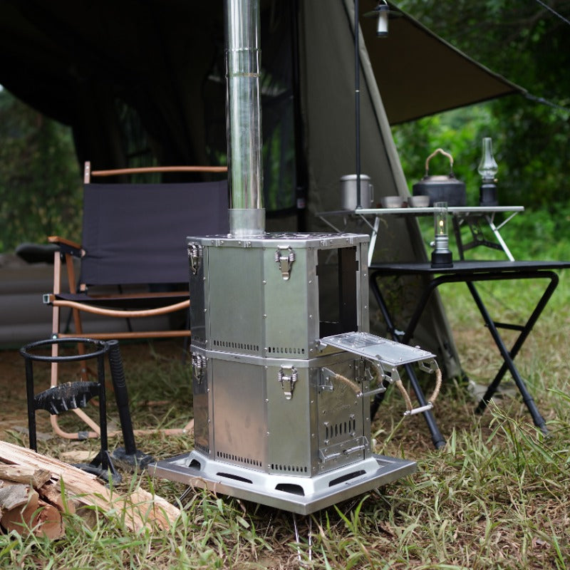 Stainless Steel Fireplace Stove