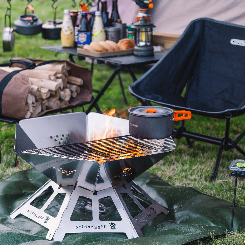 Stainless Steel Foldable Fire Pit
