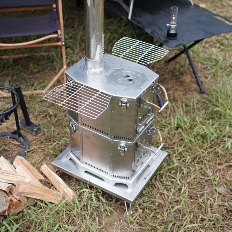 Stainless Steel Fireplace Stove