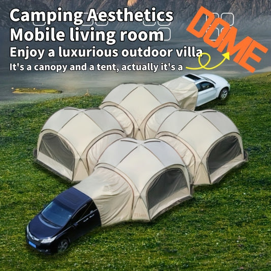 Dome Canopy, Outdoor Tent, Large Awning, Wild Camping, Rain And Sun Protection, Spherical Gazebo, Large Size