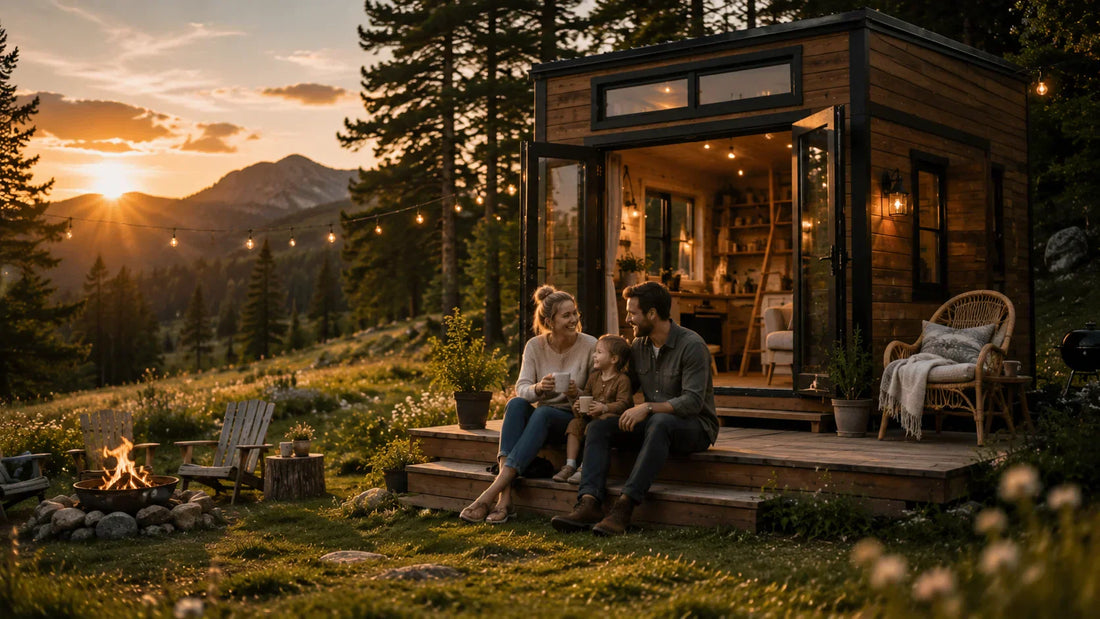 How One Family Escaped Rising Rent Through an Off-Grid Tiny Home Lifestyle