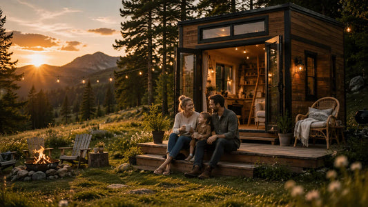 How One Family Escaped Rising Rent Through an Off-Grid Tiny Home Lifestyle