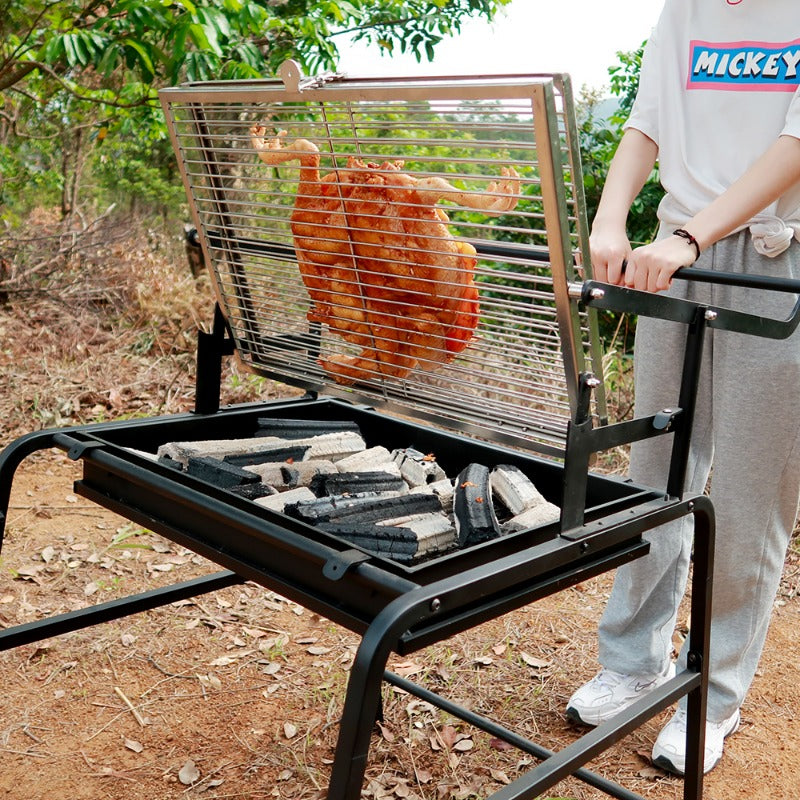 Rotating Grill Cook 360° Rotating Charcoal Grills – Cybertop