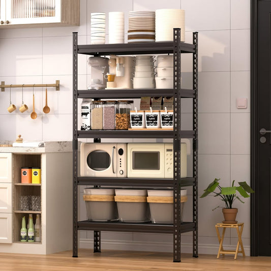 Cybertop Heavy-Duty 1830x1200x400mm Full Metal Shelving Unit 5 Tier
