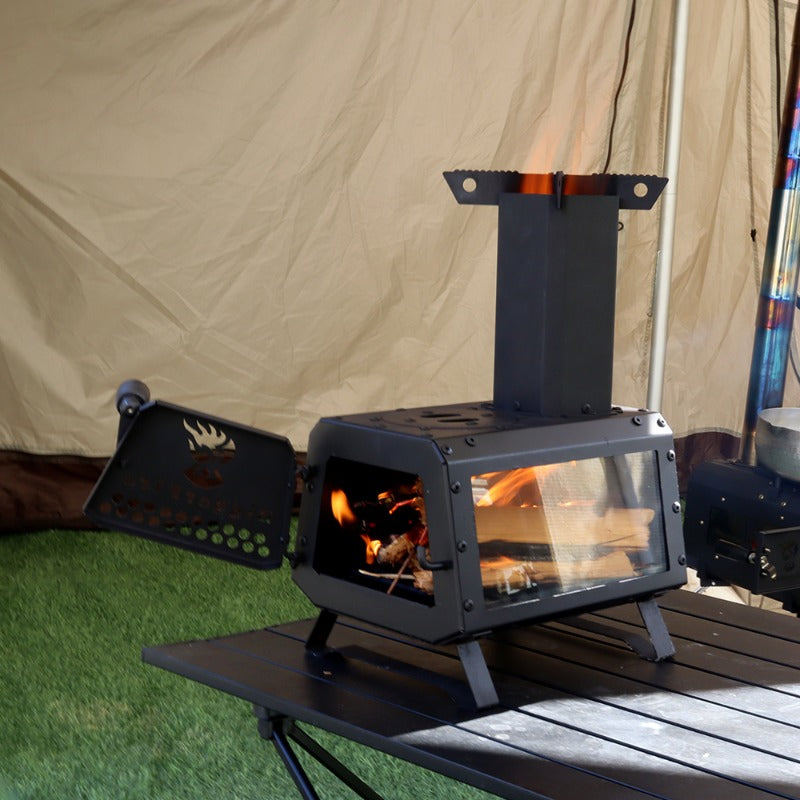 Mini Wood Small Homemade Wood Stove YVYKFZD Outdoor Wood Burning