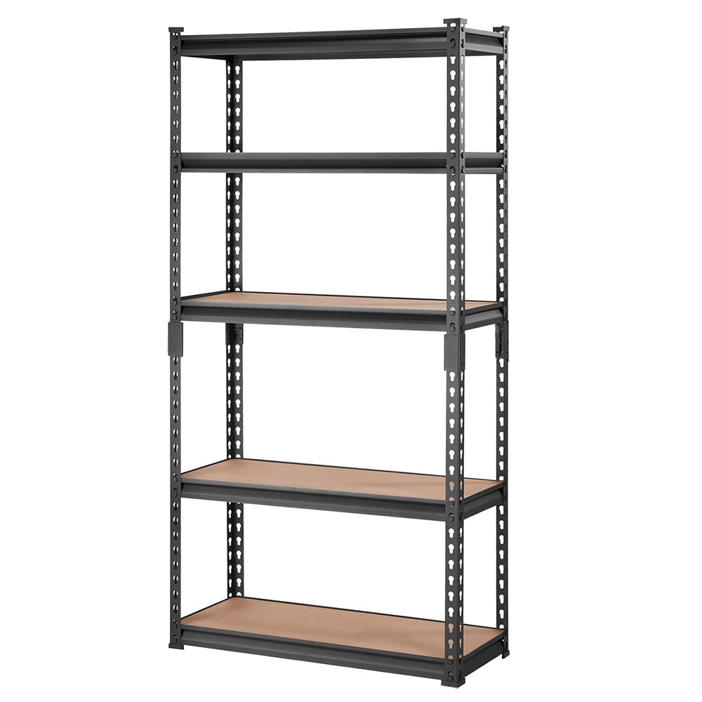 Cybertop 1830 x 900 x 400mm 5 Tier Shelving Unit Black/White